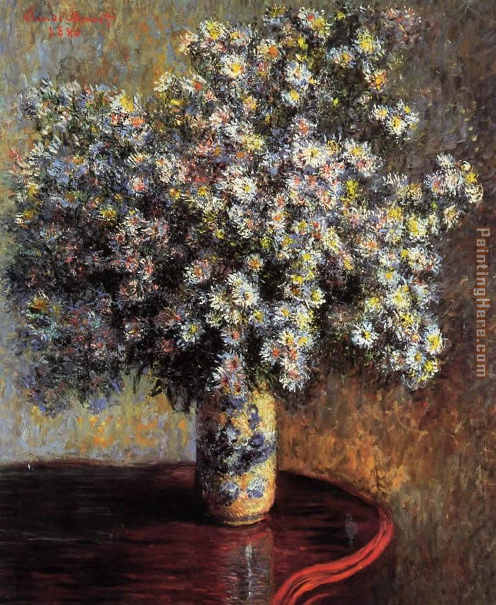 Claude Monet Asters